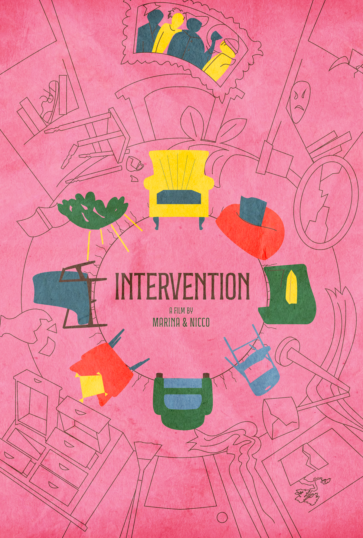 Intervention poster - pink